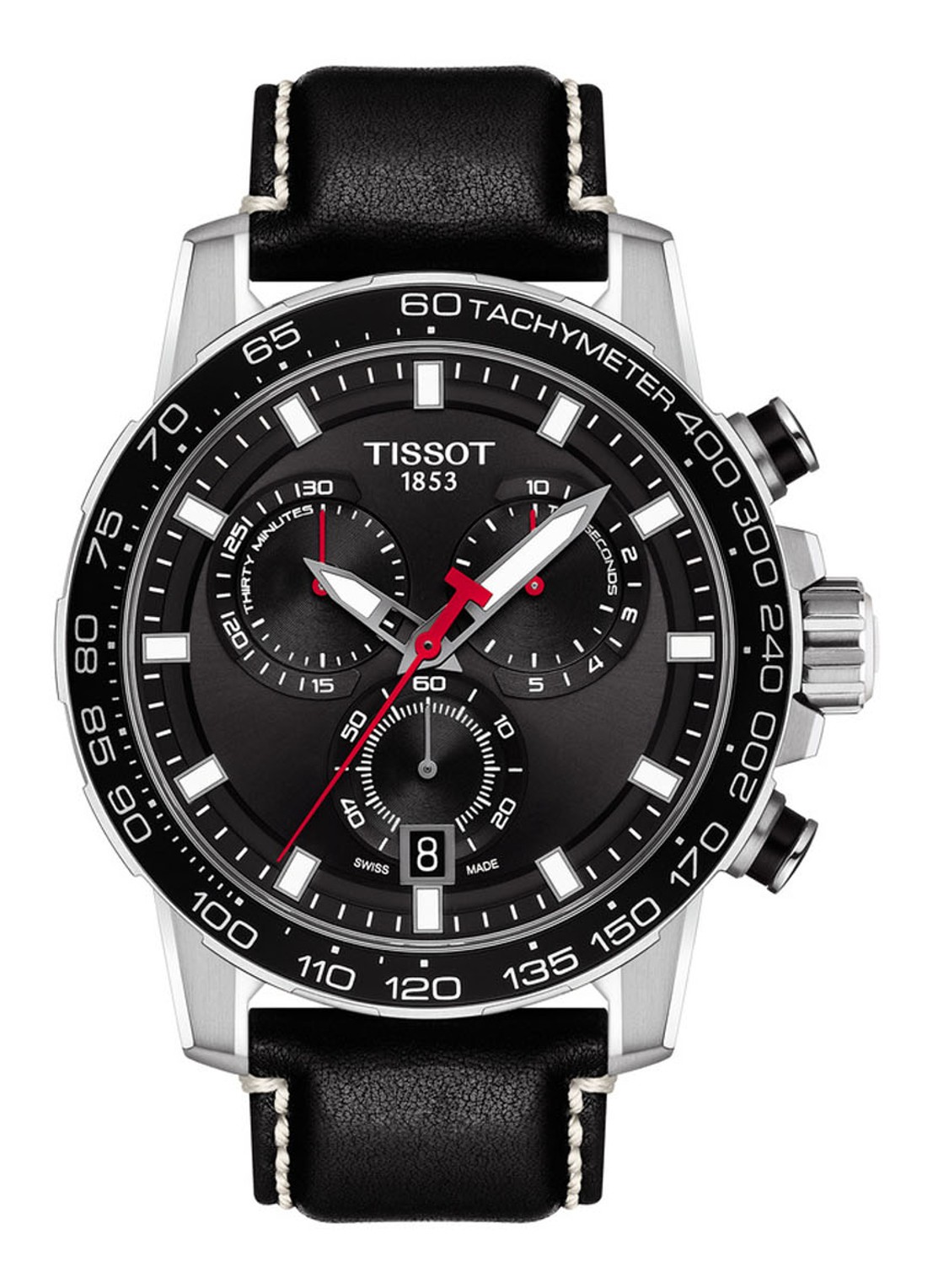 Tissot Supersport Chrono horloge T1256171605100 - voorkant zilver