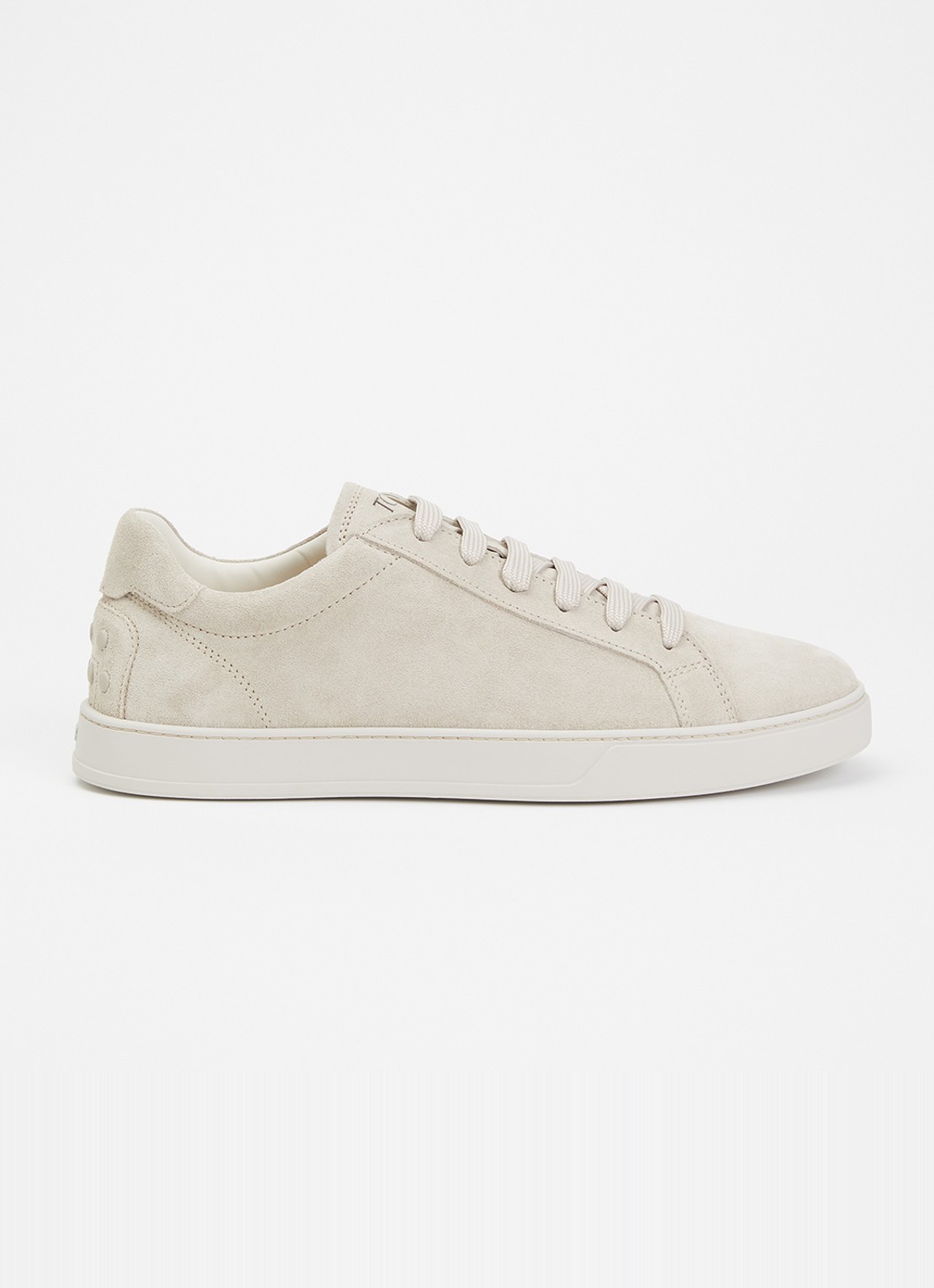 Tod's Allaciata Cassetta sneaker van kalfssuède - voorkant 2 beige