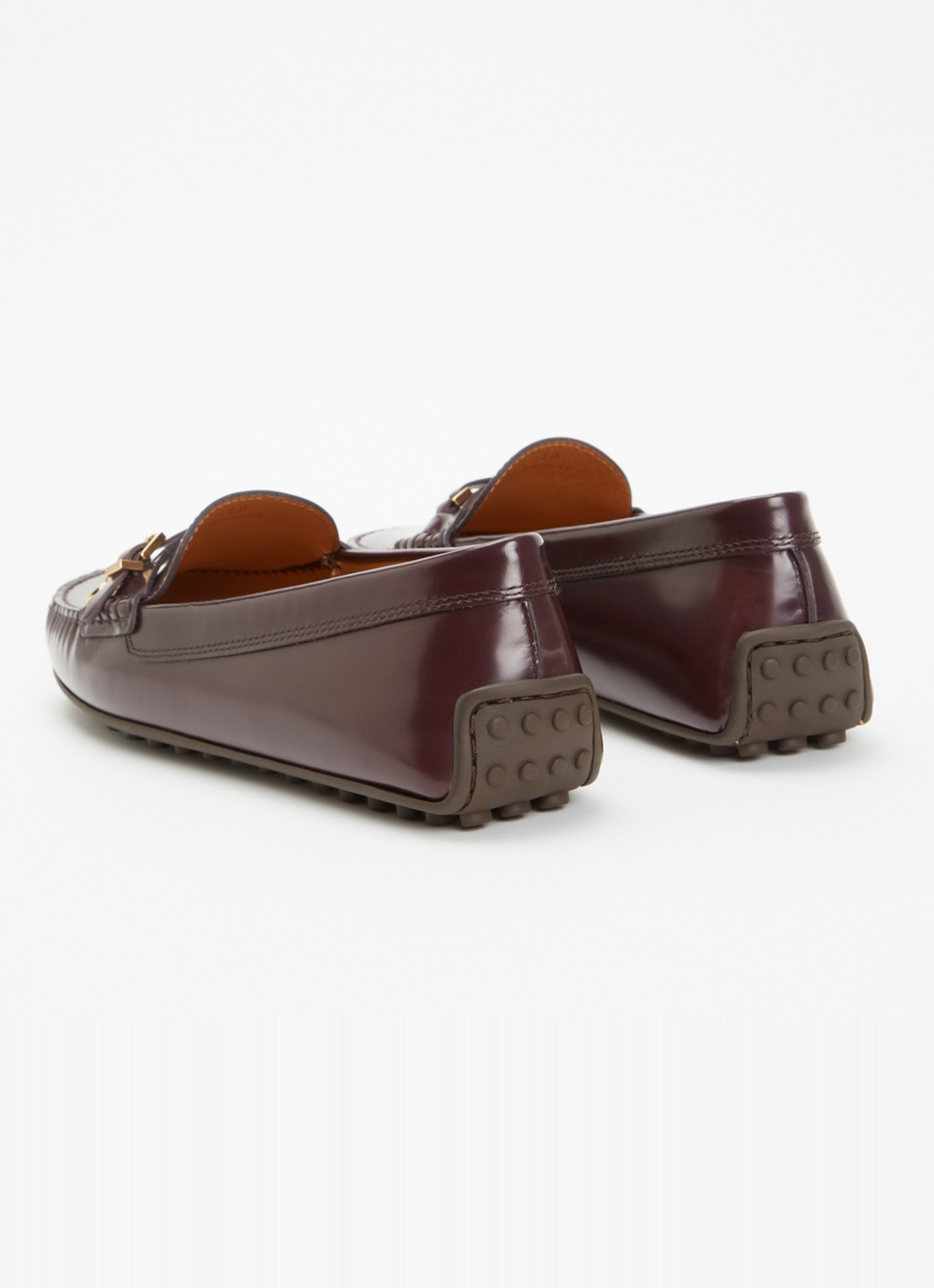 Tod's City Gommino Driving mocassin van kalfsleer - achterkant 5 bordeauxrood