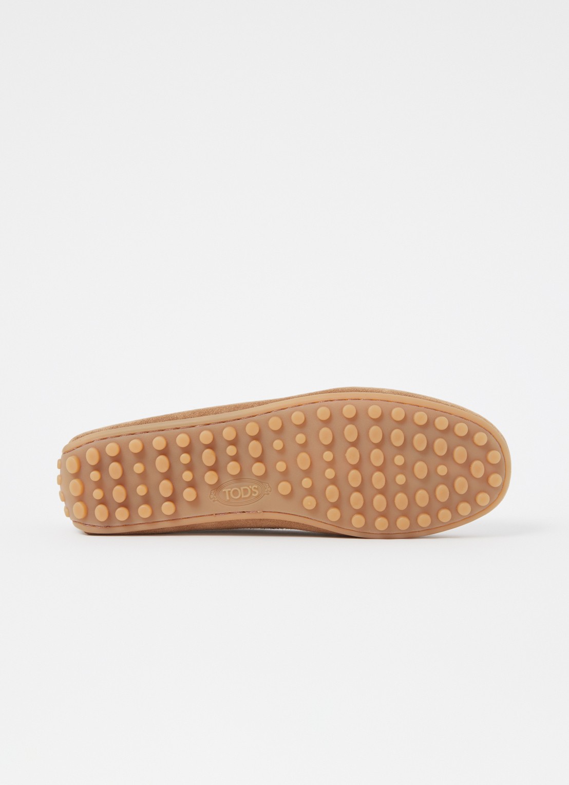 Tod's City Gommino mocassin van suède - detail 8 cognac