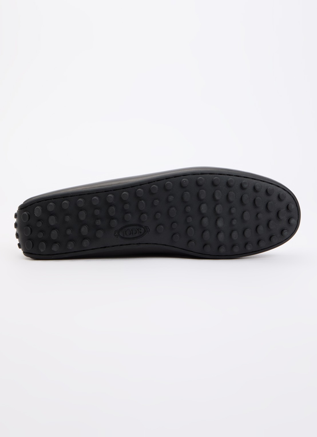 Tod's Gomma mocassin van kalfsleer met logo  - detail 5 zwart