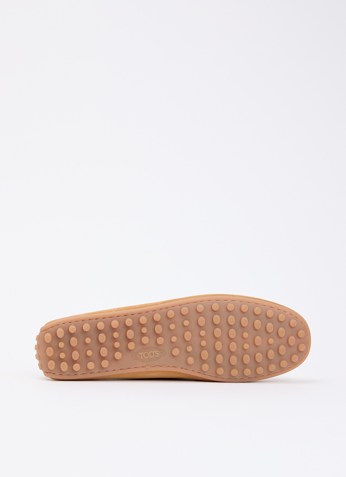 Tod's Gomma moccasin van nubuck - detail 5 camel