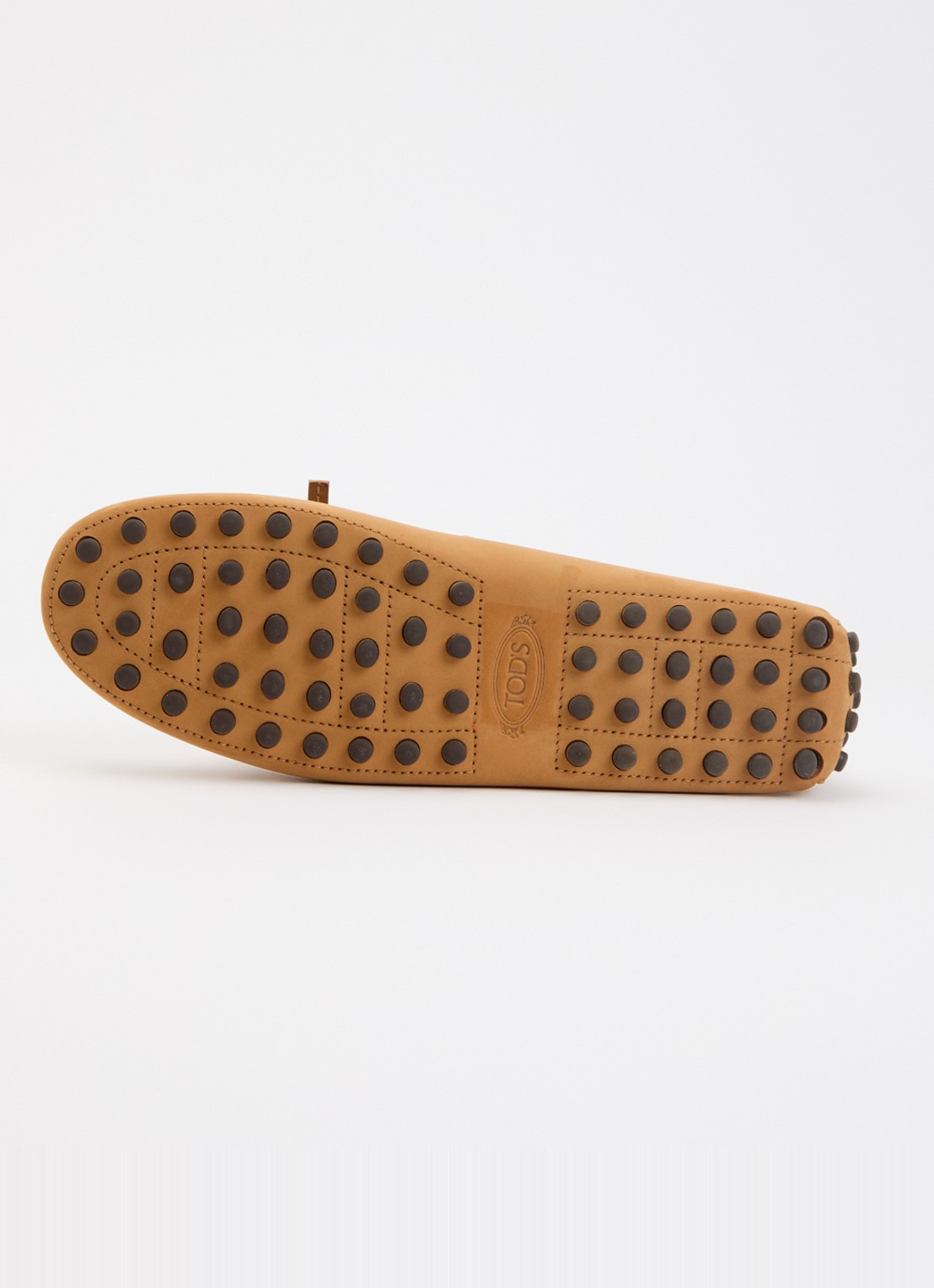 Tod's Gommino 22L mocassin van suède met gevlochten details - detail 5 camel