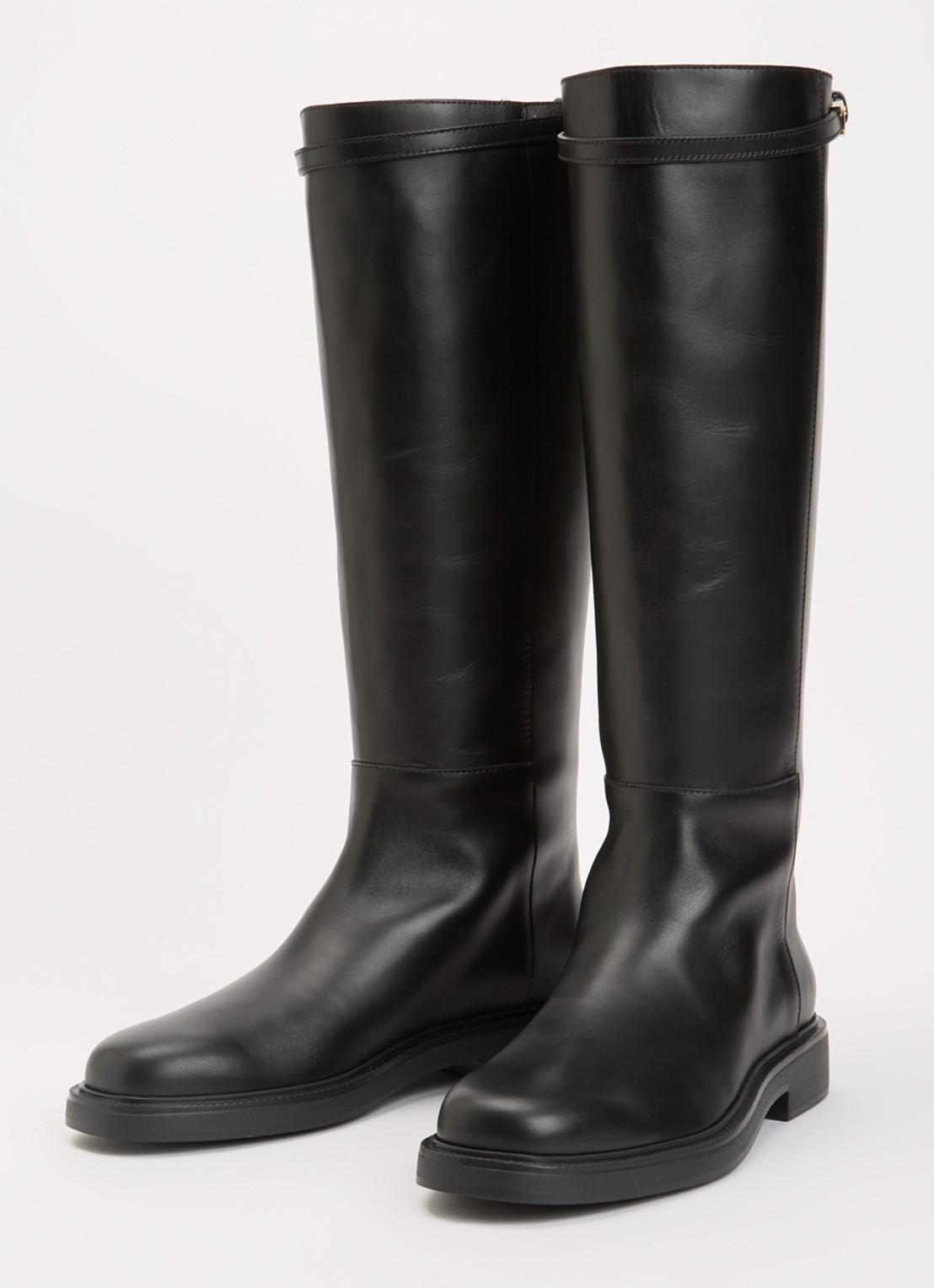 Tod's Laars van kalfsleer - detail 4 zwart