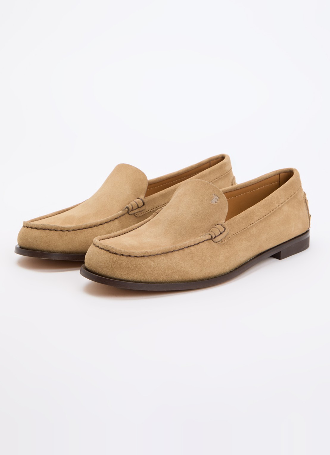 Tod's Loafer van kalfssuède met studs  - detail 2 camel