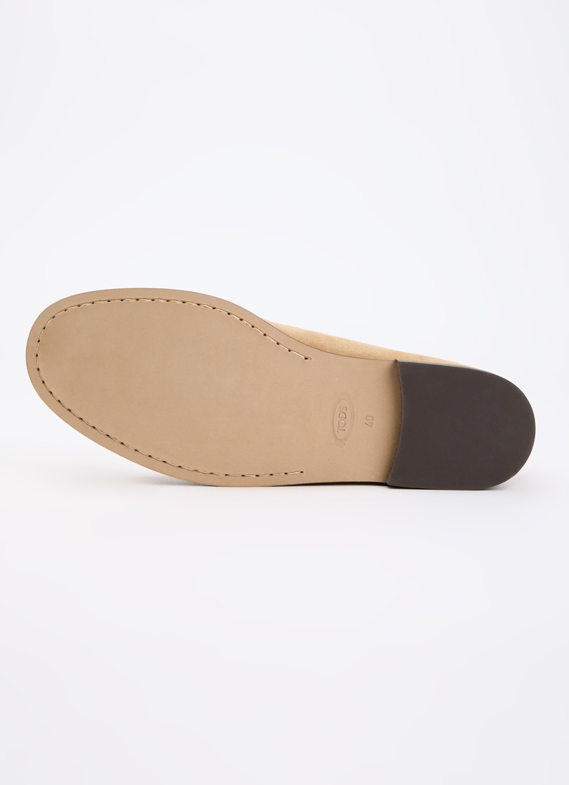 Tod's Loafer van kalfssuède met studs  - detail 4 camel