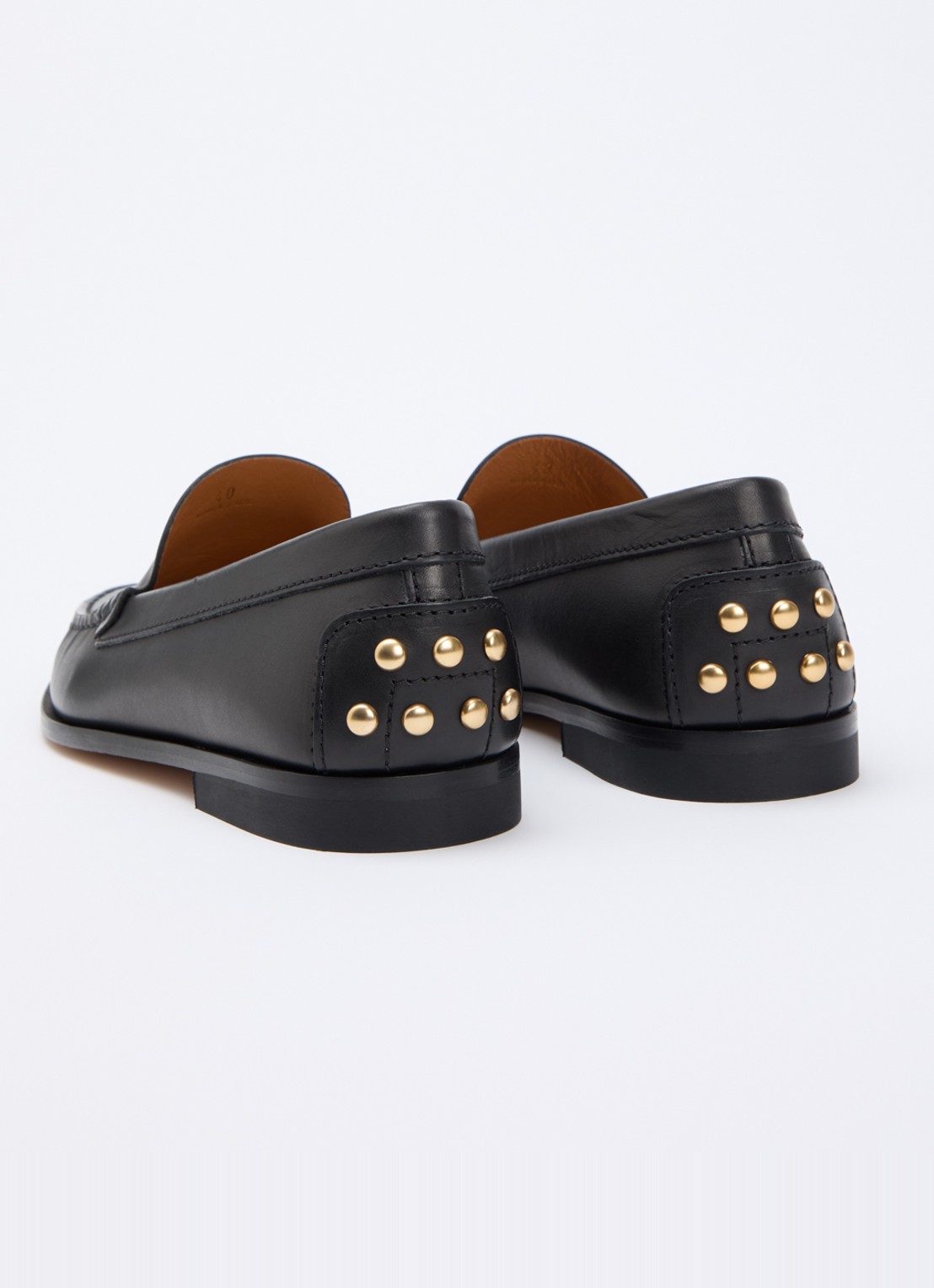 Tod's Loafer van leer met studs - achterkant 5 zwart