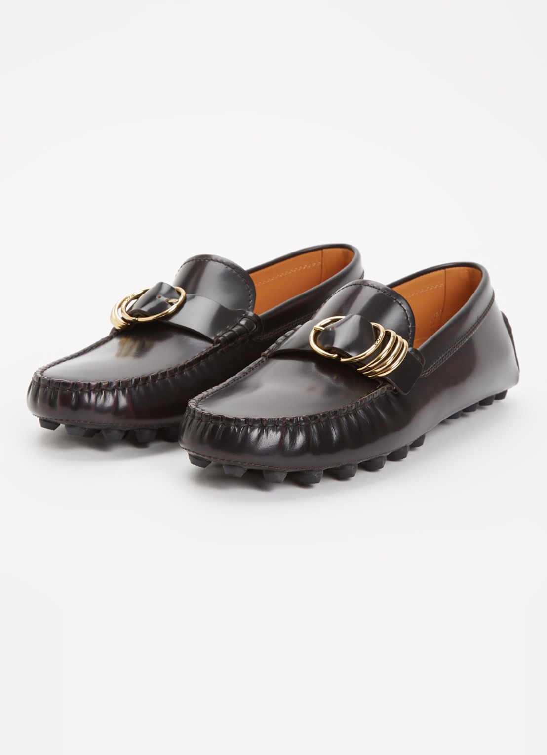 Tod's Mocassin van kalfsleer - detail 2 zwart