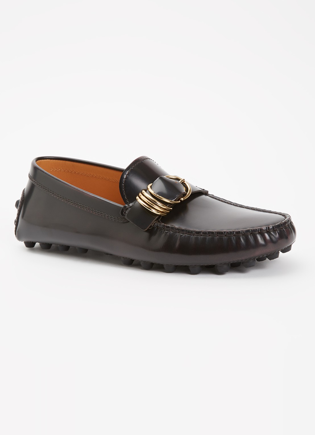 Tod's Mocassin van kalfsleer - voorkant 6 zwart