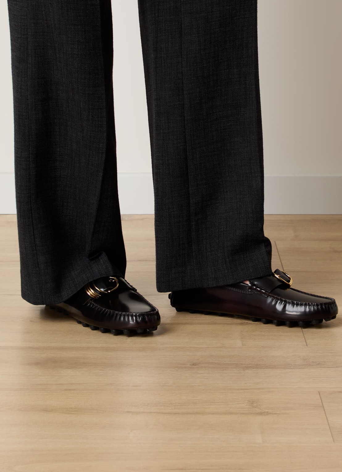 Tod's Mocassin van kalfsleer - voorkant 7 zwart