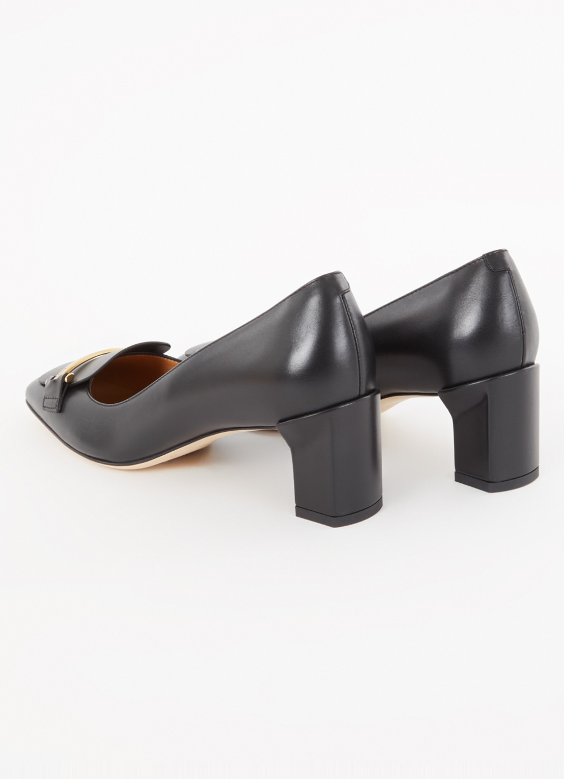 Tod's Pump van kalfsleer - achterkant 5 zwart