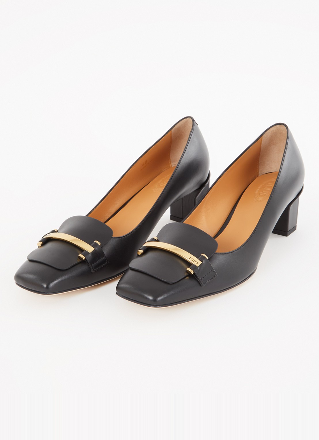 Tod's Pump van kalfsleer - detail zwart