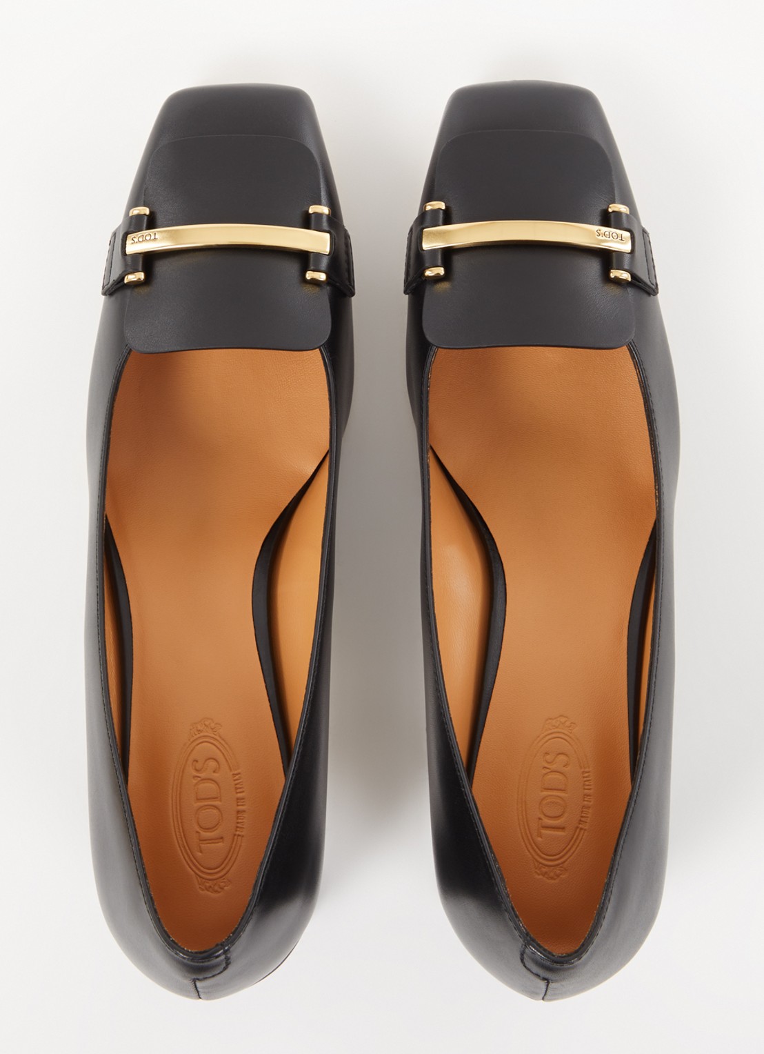 Tod's Pump van kalfsleer - detail 2 zwart