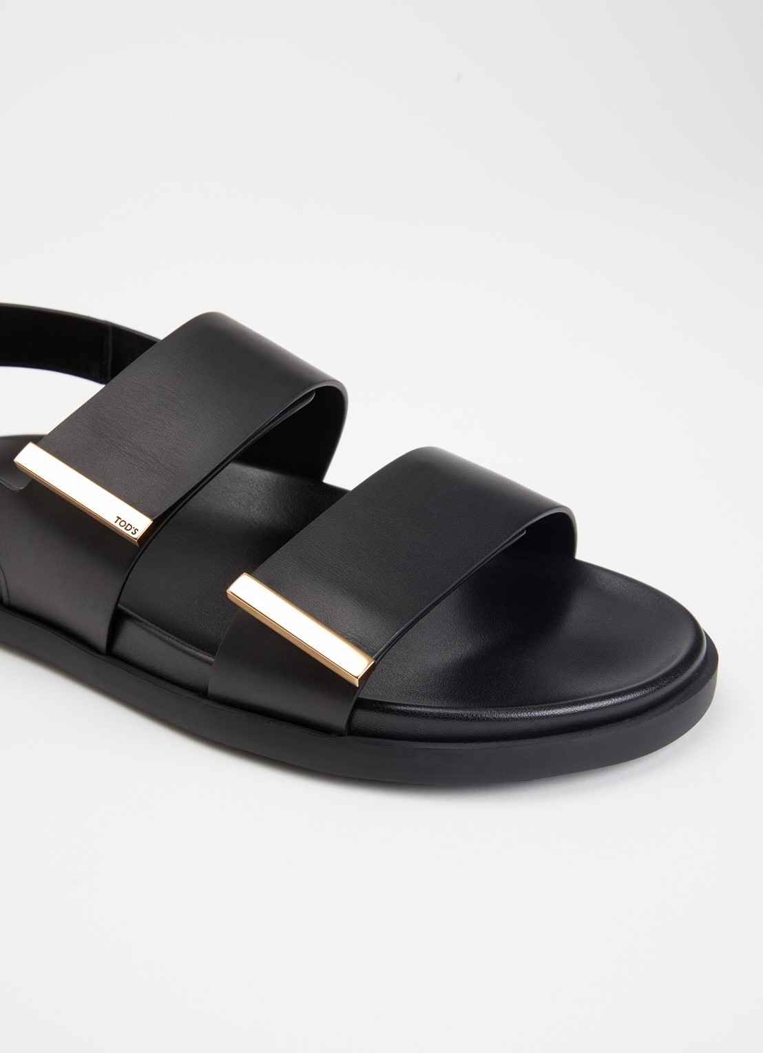 Tod's Sandaal van kalfsleer - detail 7 zwart