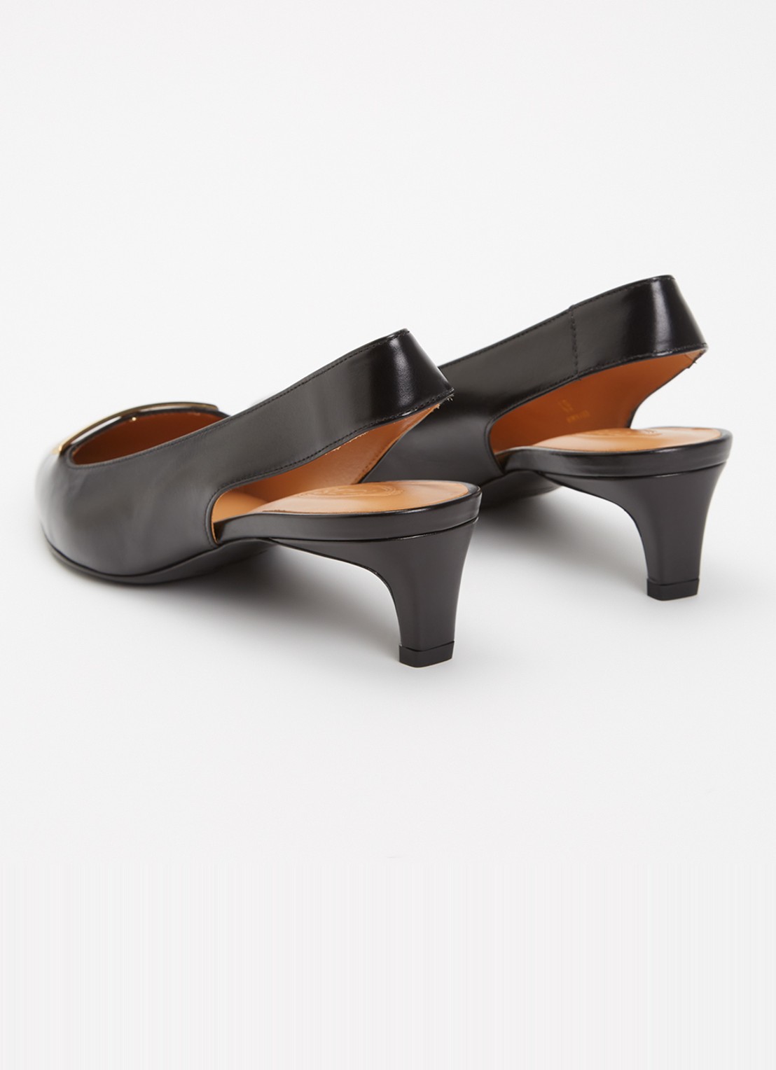 Tod's Slingback van kalfsleer - achterkant 5 zwart