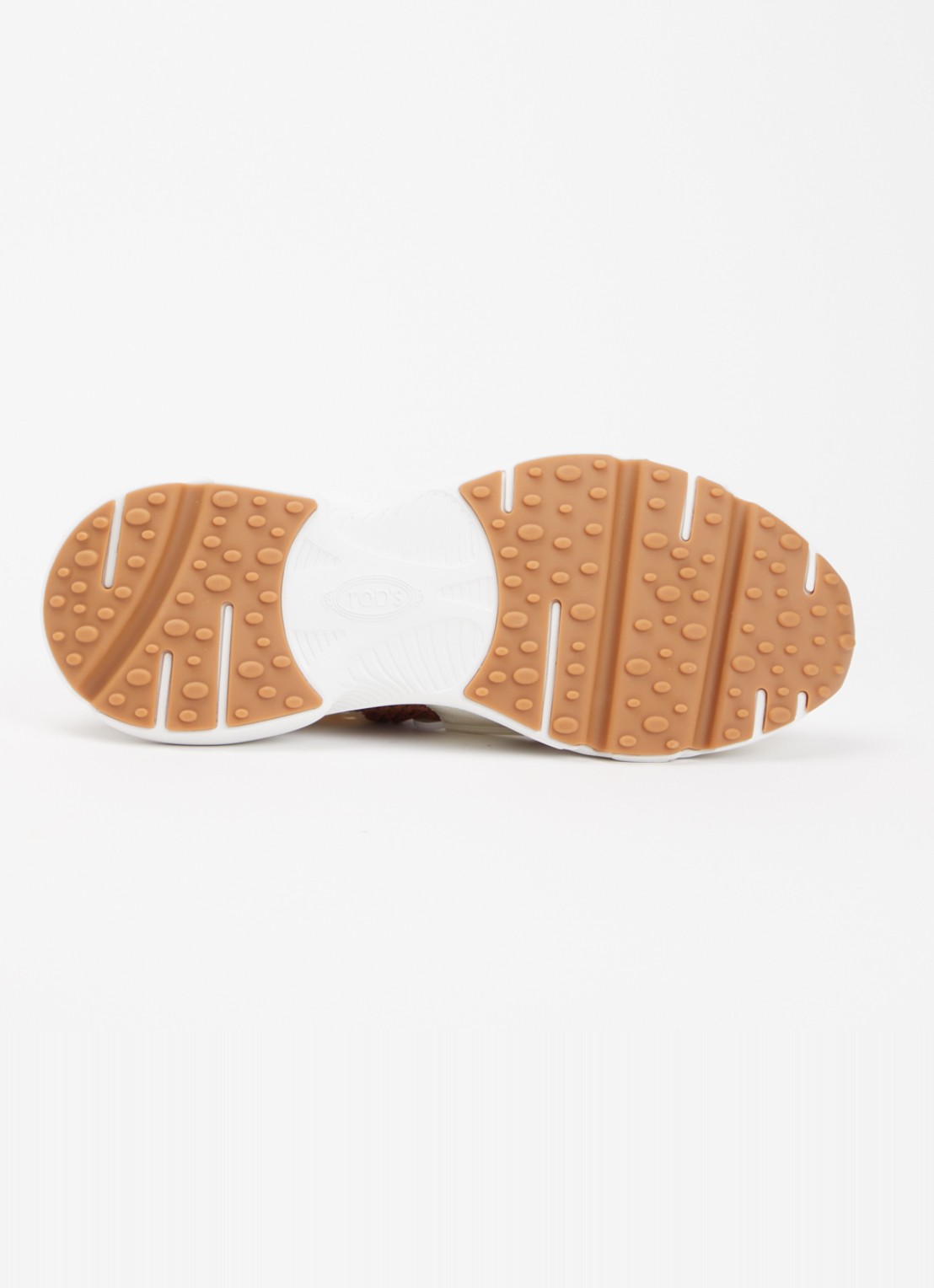 Tod's Sneaker met gebreid bovenwerk - detail 5 gebroken wit