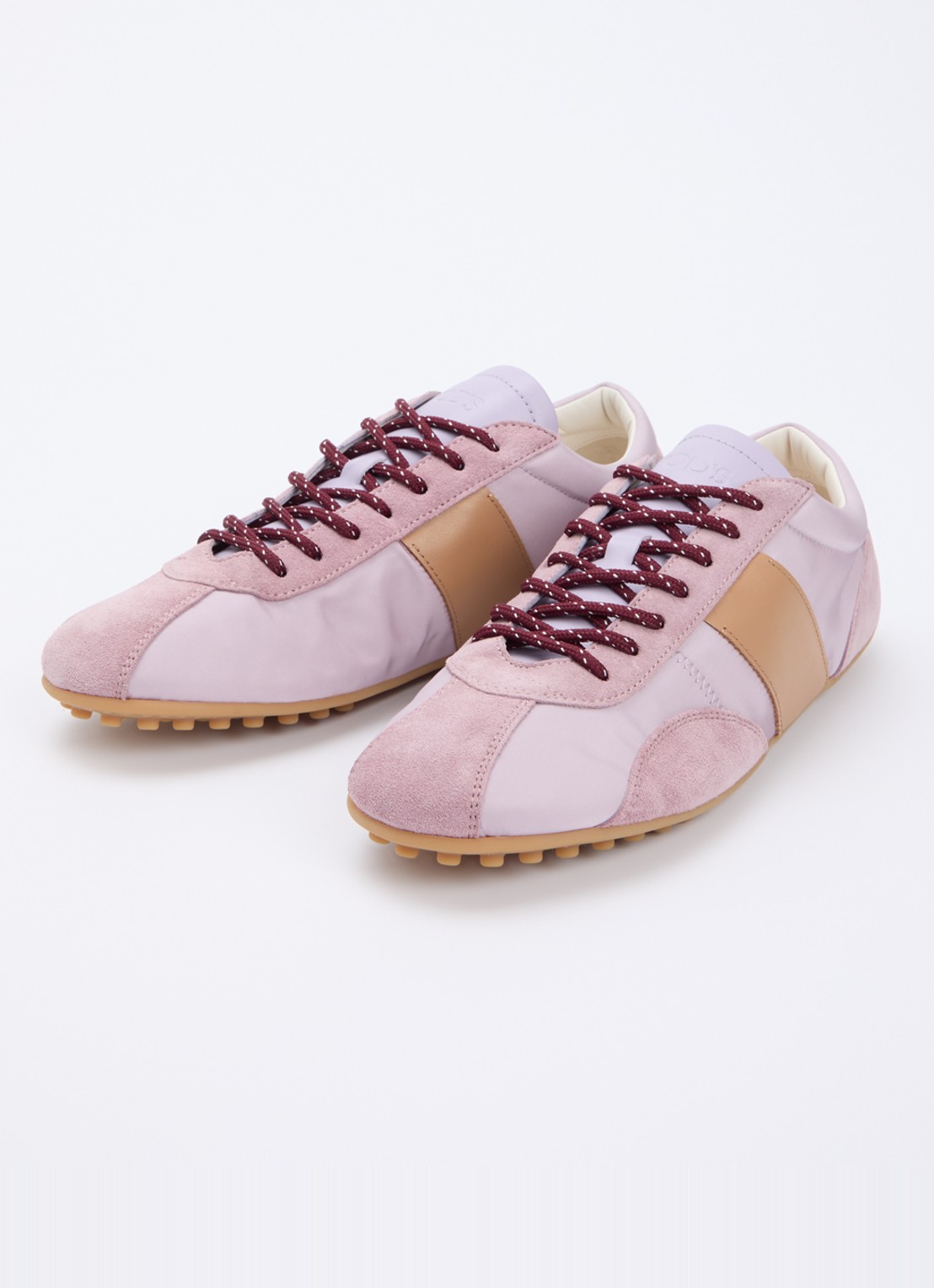 Tod's Sportiva sneaker met details van leer - detail 3 lila