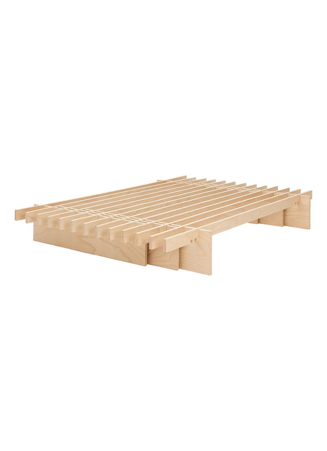 Tojo Parallel bed 138 x 195 cm - voorkant naturel