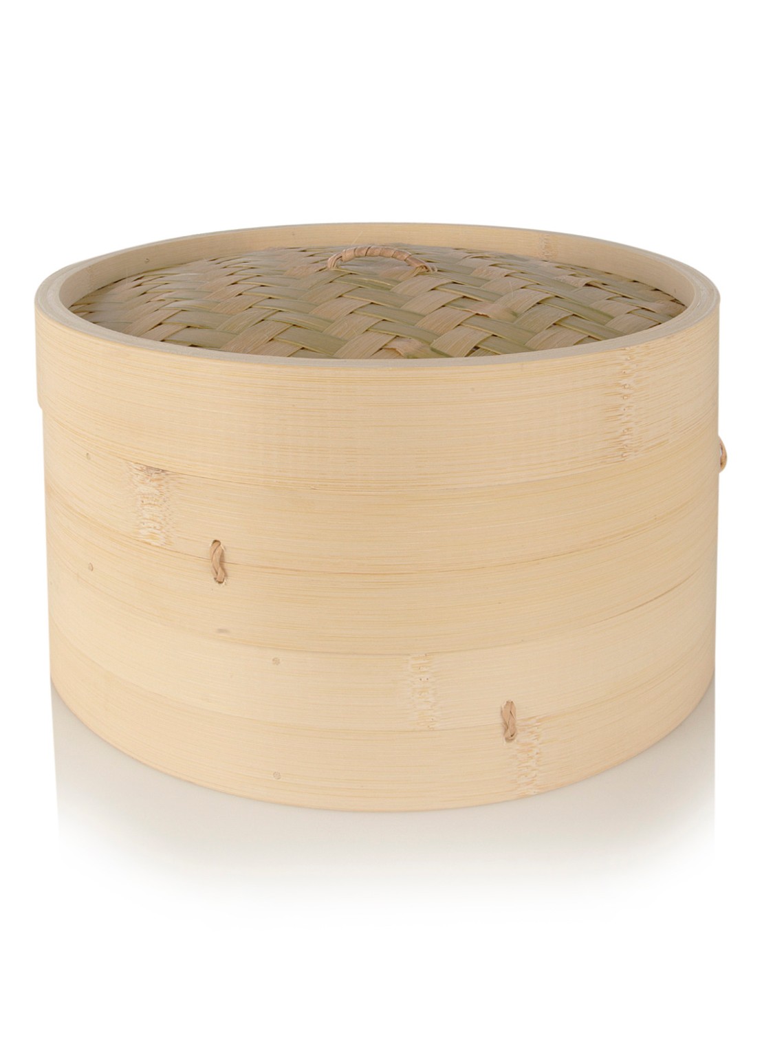 Tokyo Design Studio Bamboe stoommand 2-laags Ø26 cm - voorkant 2 lichtbruin