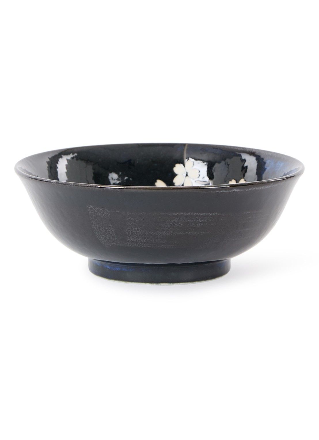 Tokyo Design Studio Blue Sakura Ramen kom 19 cm - voorkant donkerblauw