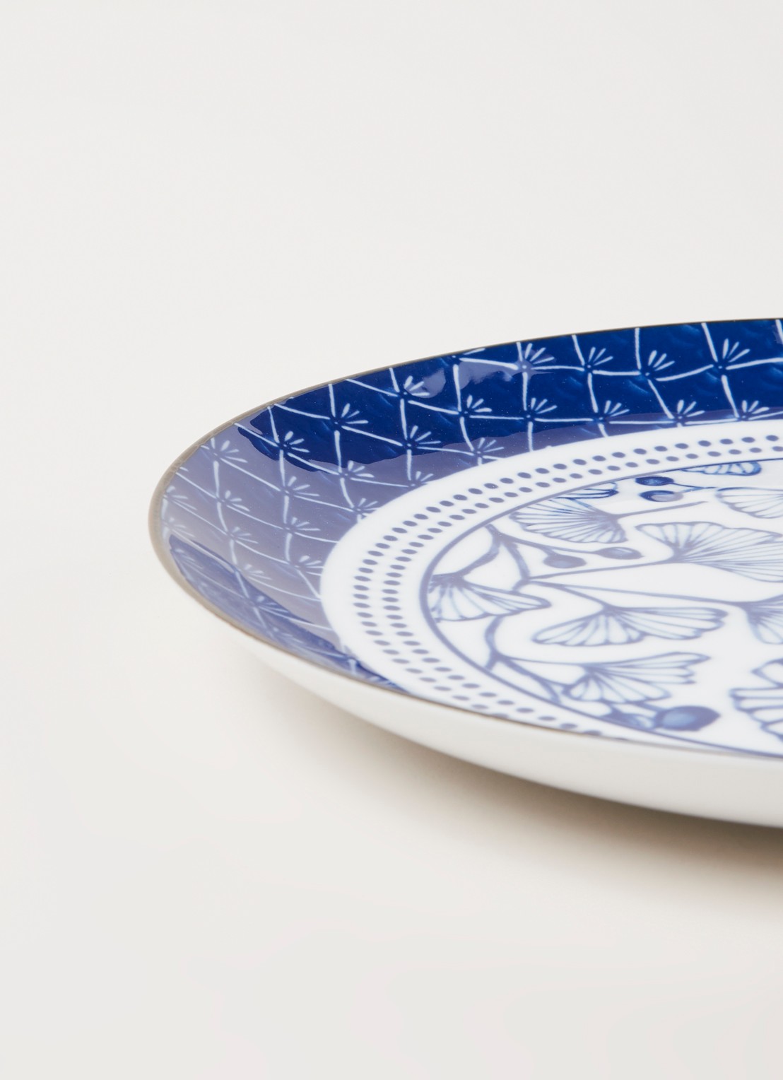 Tokyo Design Studio Flora Botanica Ginkgo dinerbord 25 cm - detail 3 wit