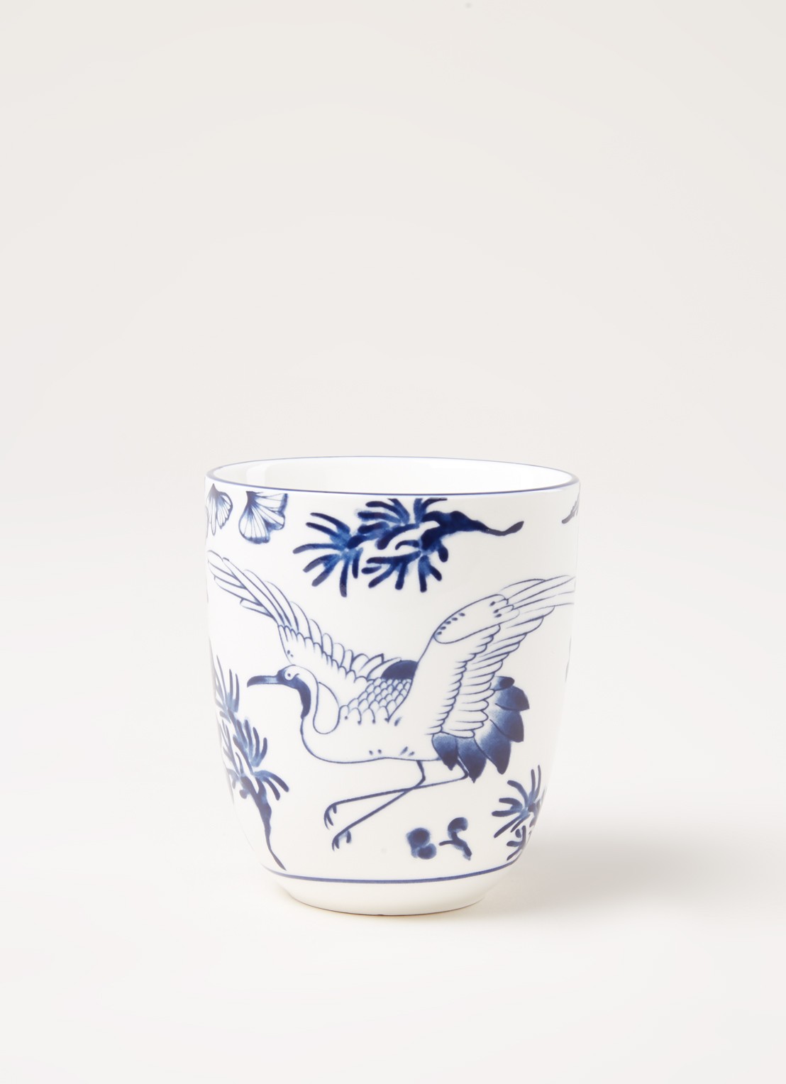 Tokyo Design Studio Flora Japonica Crane kopje 17 cl - voorkant 2 wit