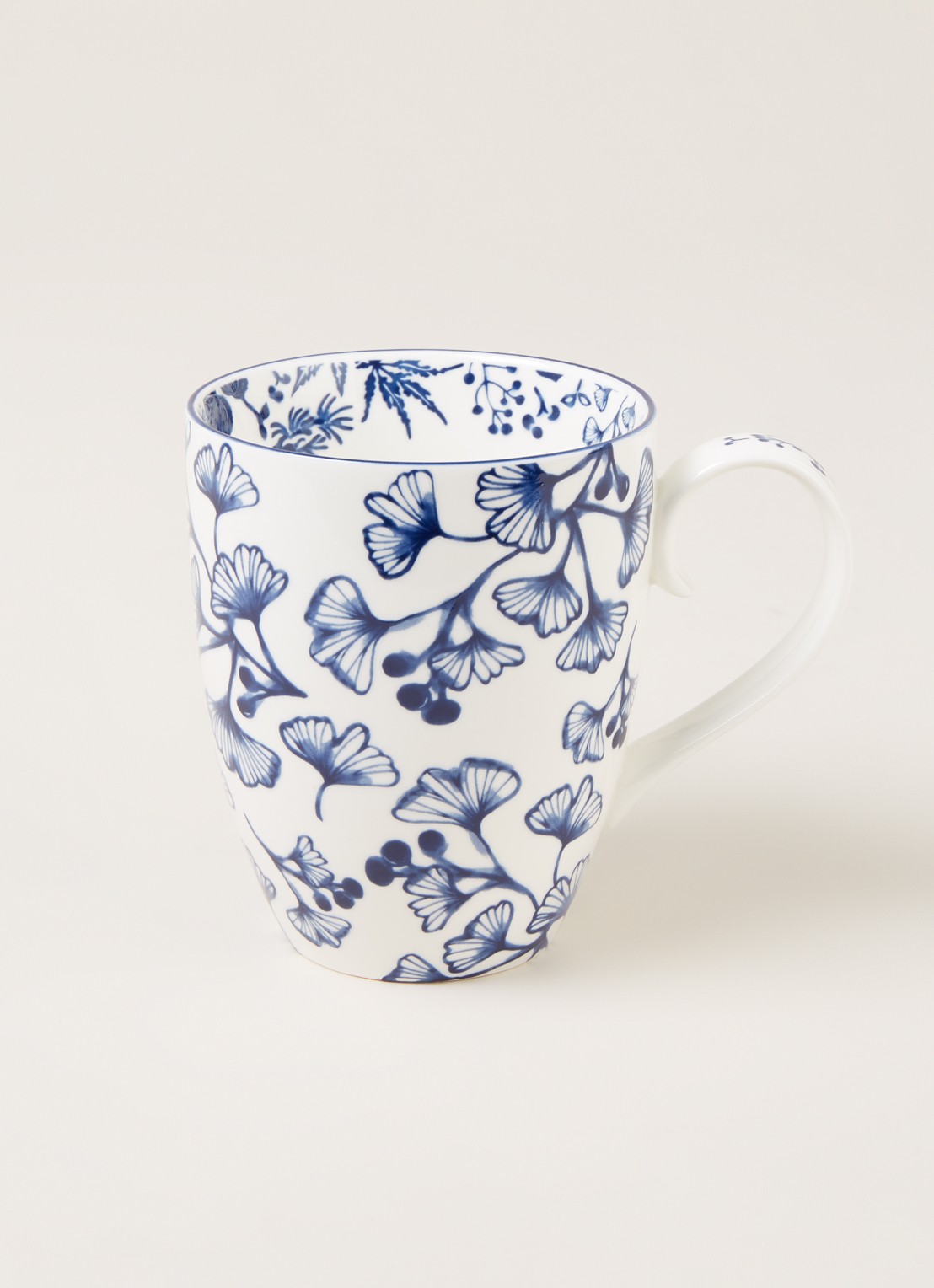 Tokyo Design Studio Flora Japonica Ginkgo mok 38 cl - voorkant 2 wit