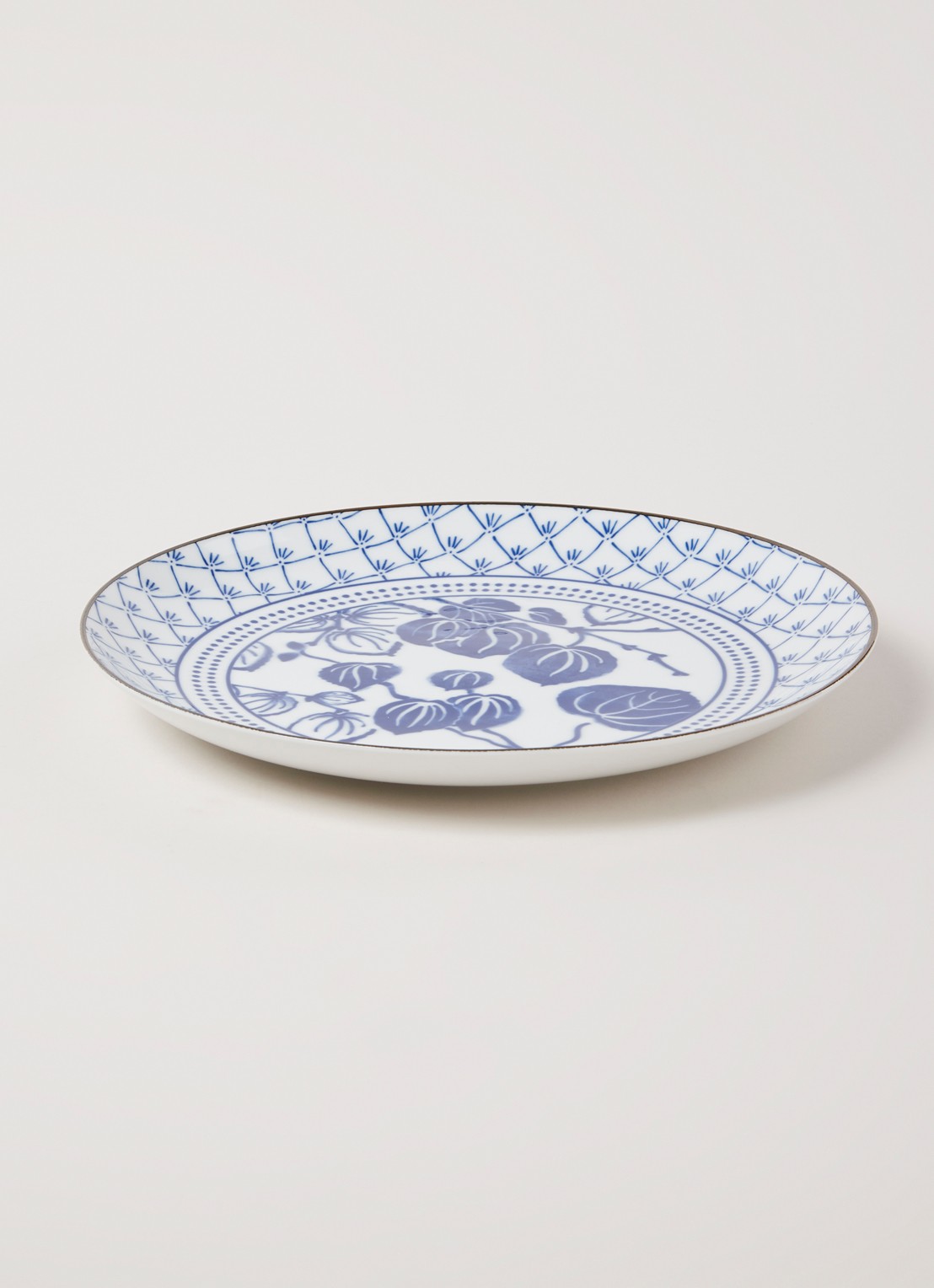 Tokyo Design Studio Flora Japonica Ivy dinerbord 25 cm - voorkant 3 wit