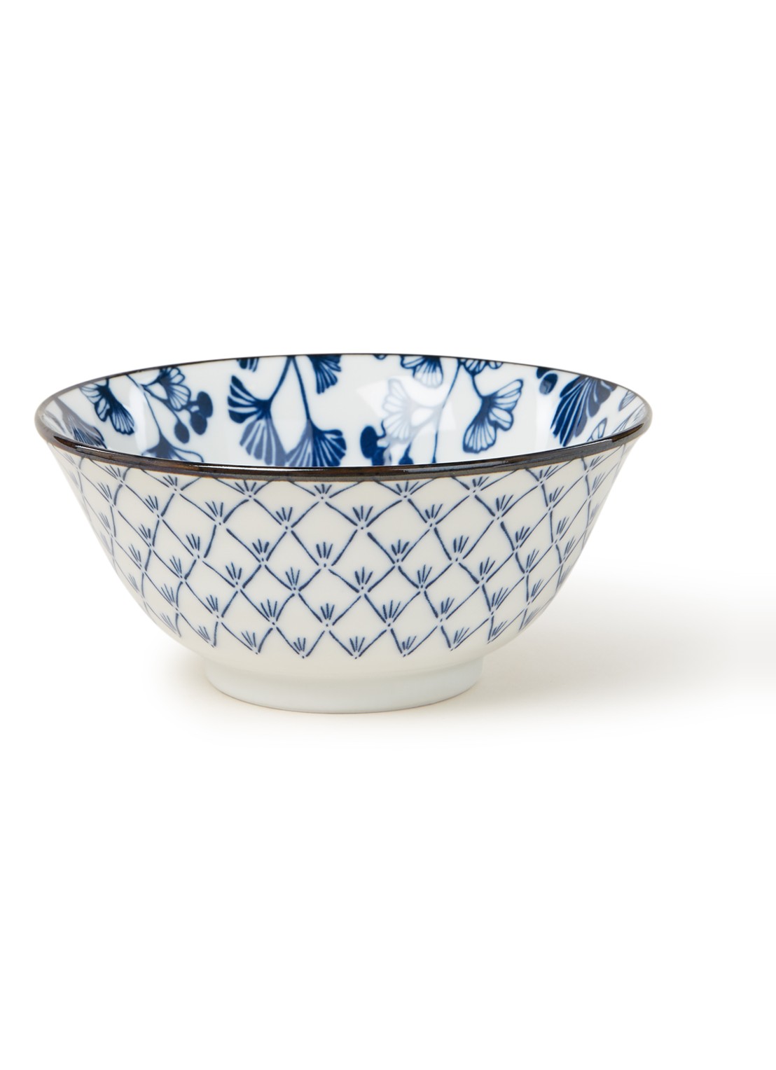 Tokyo Design Studio Flora Japonica Maple kom 15 cm - voorkant 2 wit