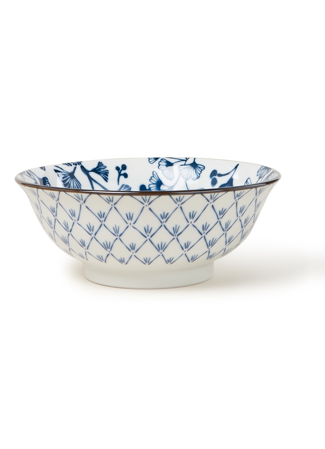 Tokyo Design Studio Flora Japonica Maple kom 20 cm - voorkant wit