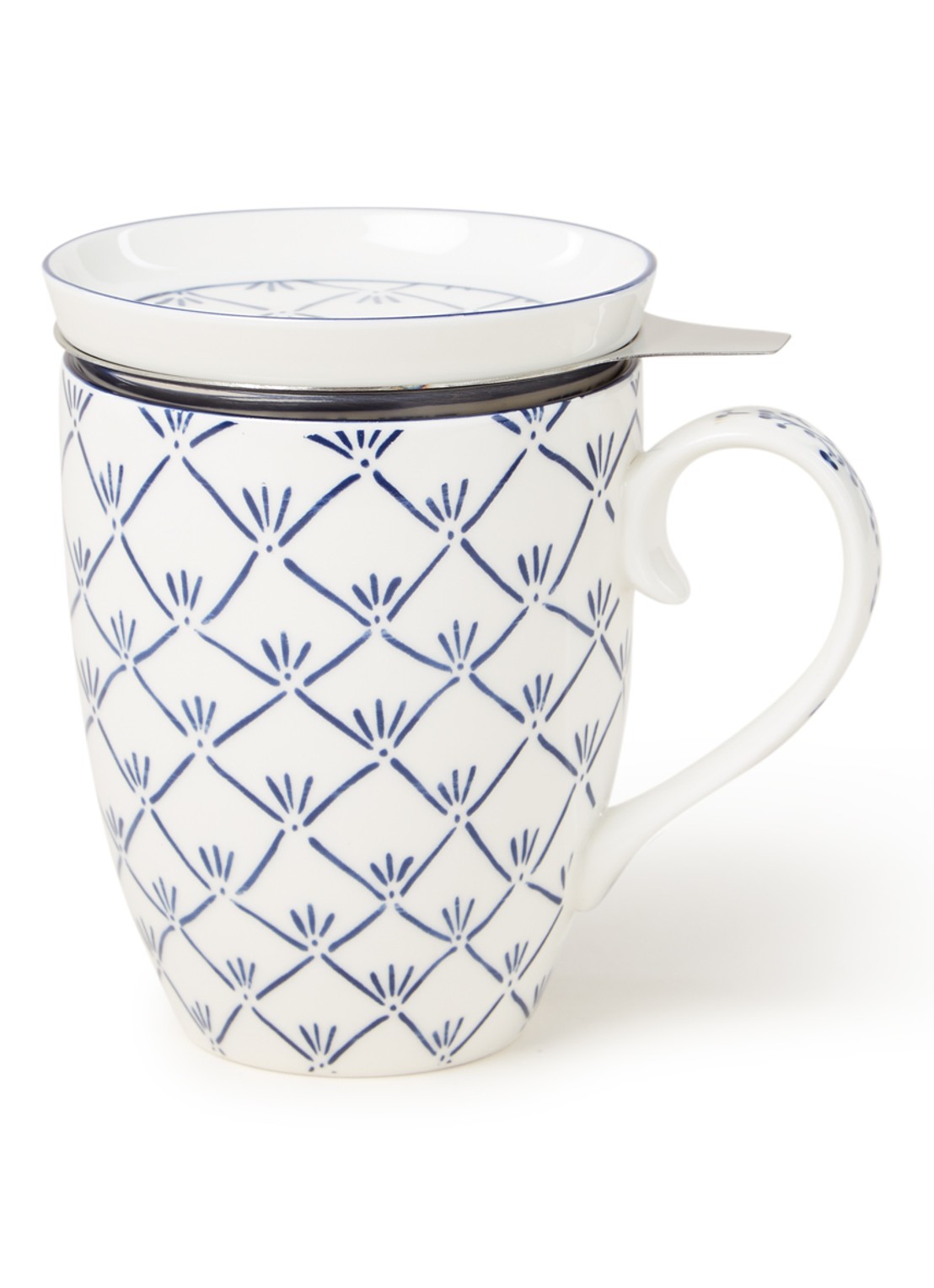 Tokyo Design Studio Flora Japonica Maple mok met theezeef 3-delig - voorkant 2 wit
