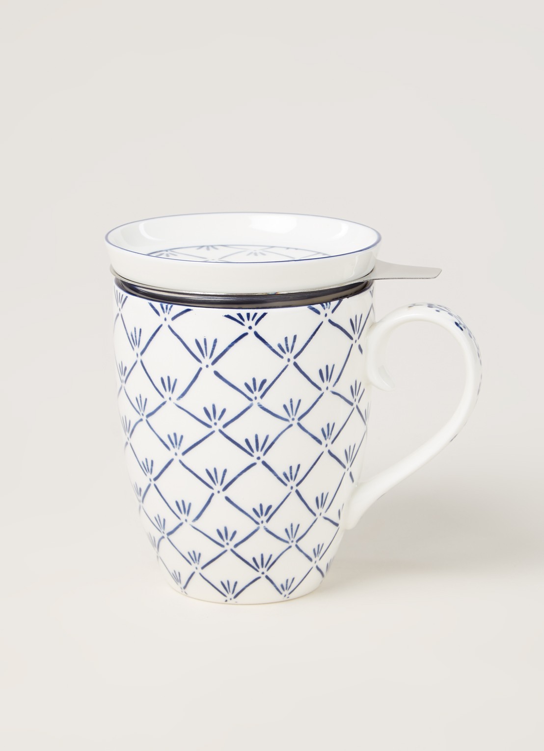 Tokyo Design Studio Flora Japonica Maple mok met theezeef 3-delig - voorkant 3 wit