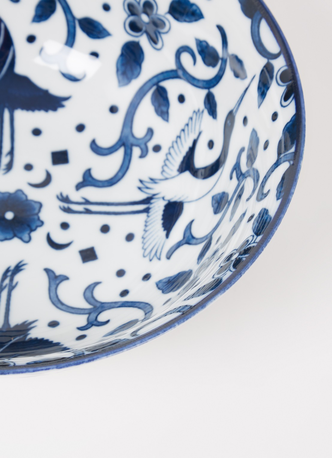 Tokyo Design Studio Mixed Bowls Mai Tsuru kom 21 cm - detail 2 blauw
