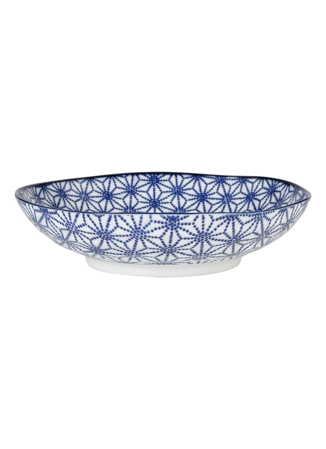 Tokyo Design Studio Nippon Blue pastabord 21 cm - voorkant donkerblauw