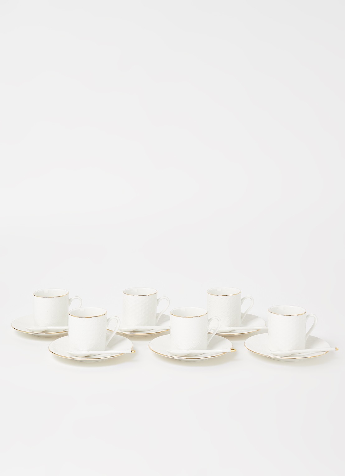 Tokyo Design Studio Nippon kop en schotel 8 cl set van 18 - voorkant 3 wit