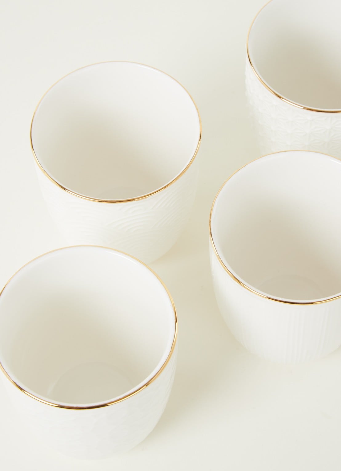 Tokyo Design Studio Nippon White kop 20 cl set van 4  - detail wit