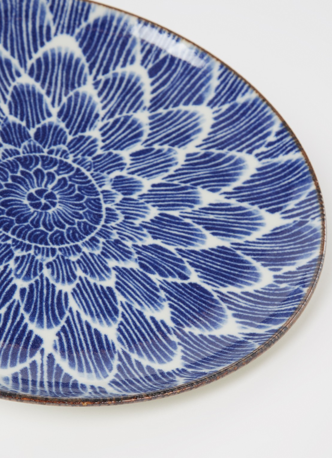 Tokyo Design Studio Ohuke Dahlia dinerbord 25 cm - detail 3 donkerblauw