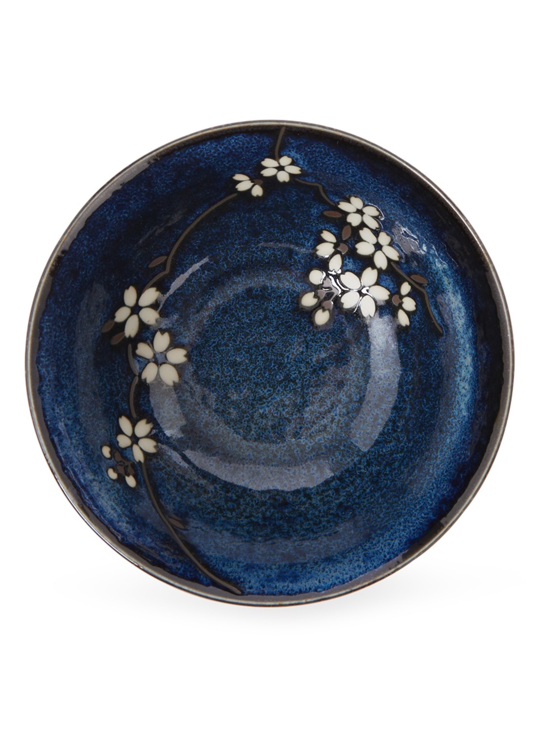 Tokyo Design Studio Sakura kom 15 cm - voorkant donkerblauw
