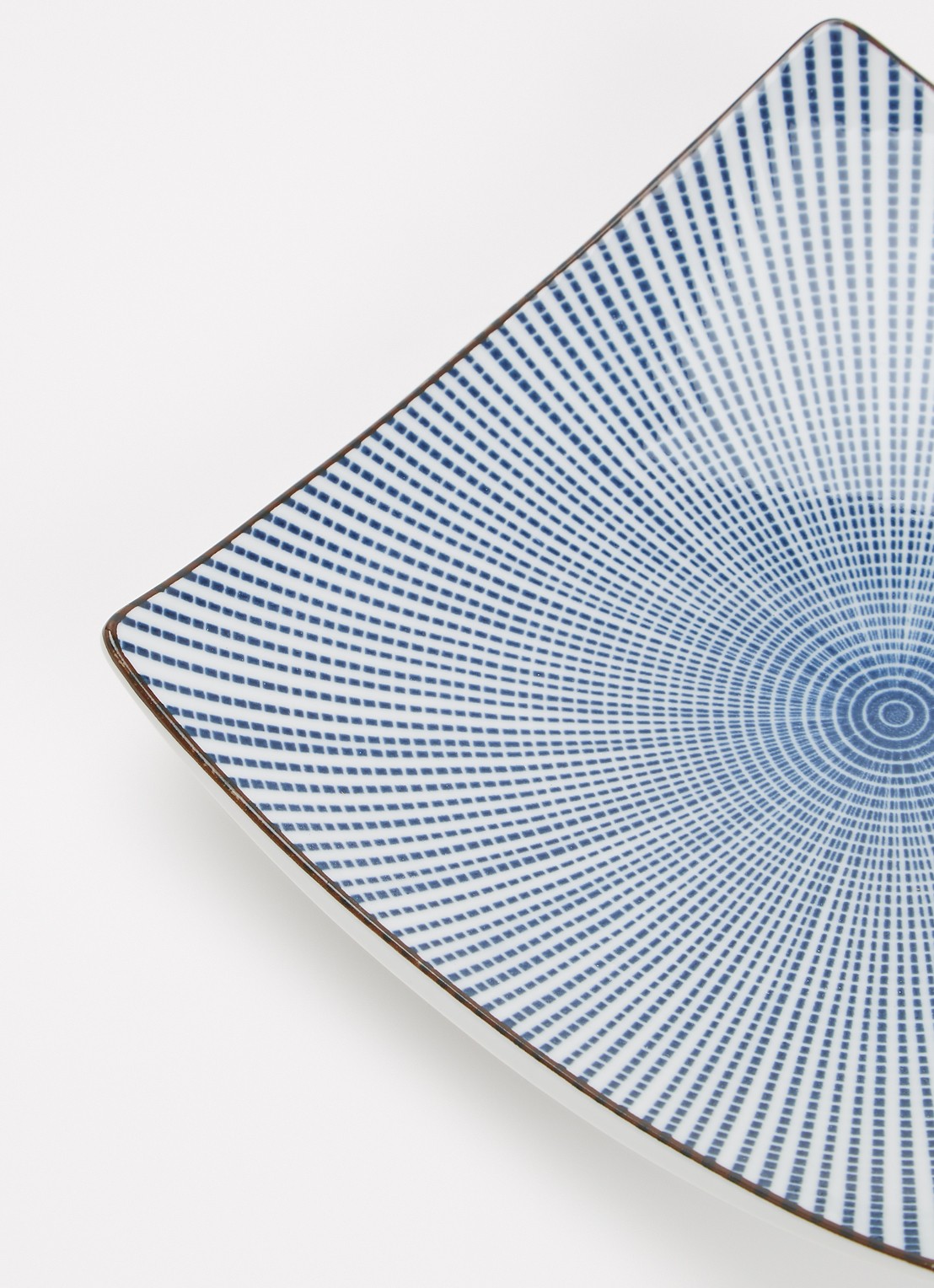 Tokyo Design Studio Sendan Blue sushi bord 19 cm - detail 3 blauw