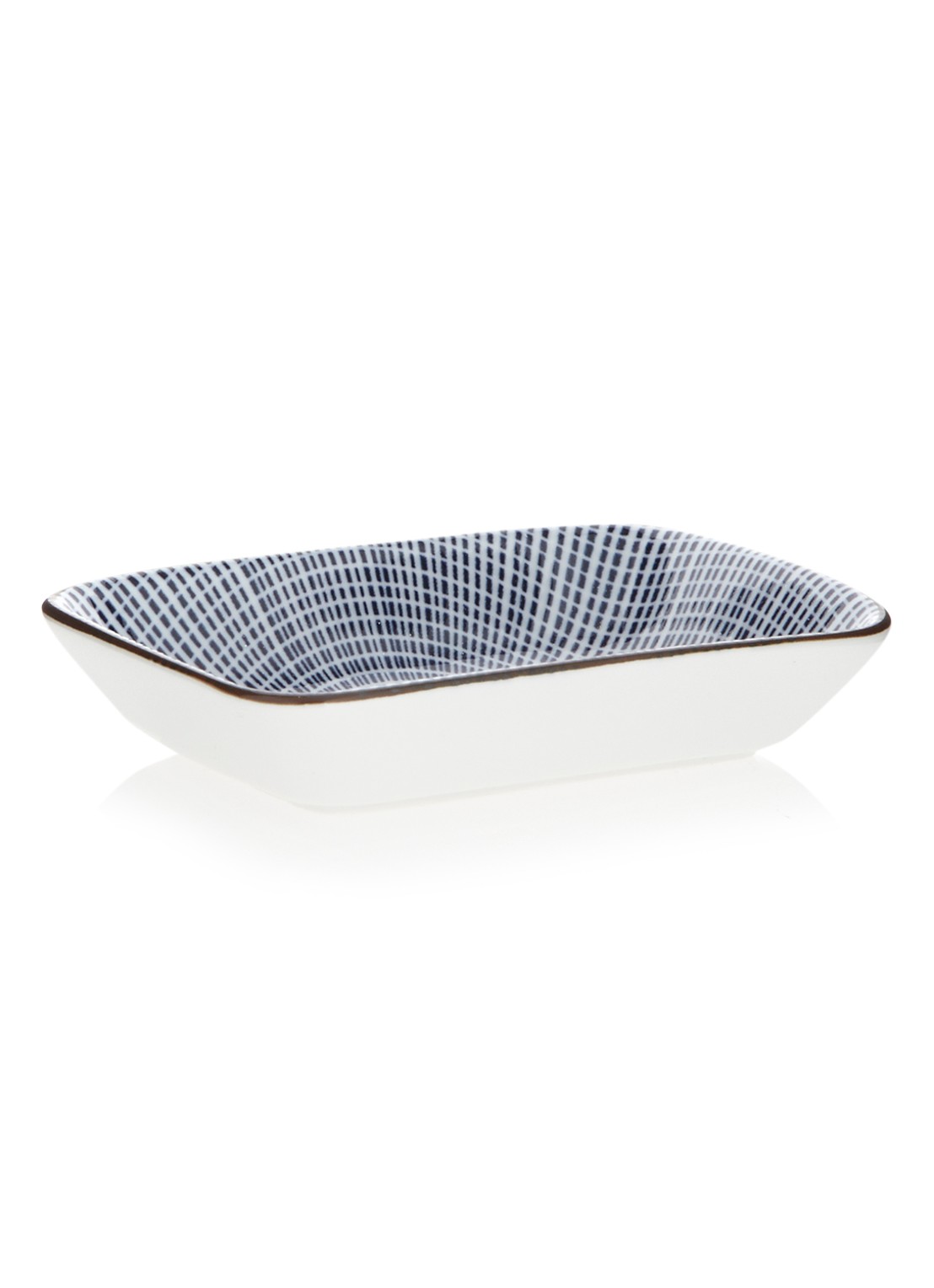 Tokyo Design Studio Sendan Blue Tokusa sojabakje dipschaal 9 cm - voorkant 2 donkerblauw