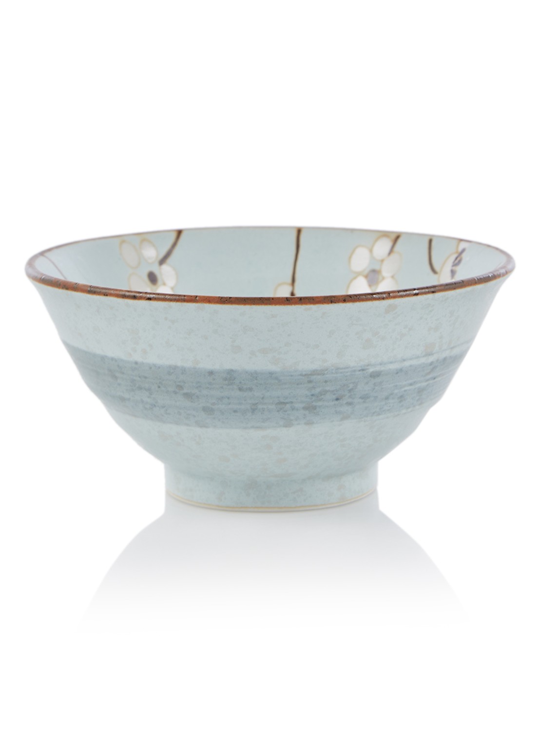 Tokyo Design Studio Soshun Blossom kom 13 cm - voorkant mint
