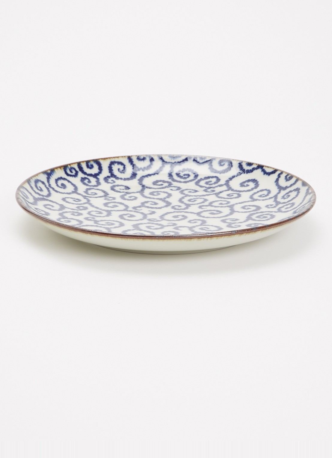 Tokyo Design Studio Ten Karakusa dinerbord 25 cm - voorkant 2 blauw