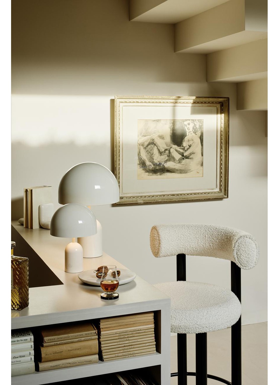 Tom Dixon Bell oplaadbare tafellamp LED 28 cm - detail 2 goud