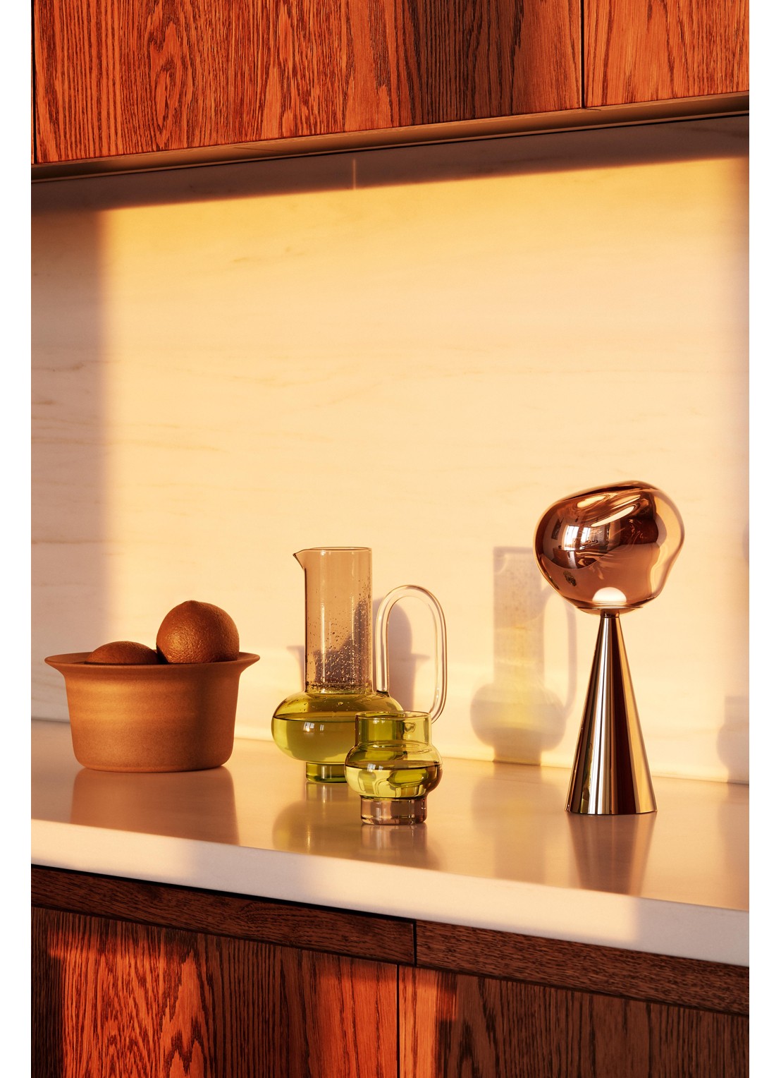 Tom Dixon Melt oplaadbare LED tafellamp 28,5 - achterkant 3 goud