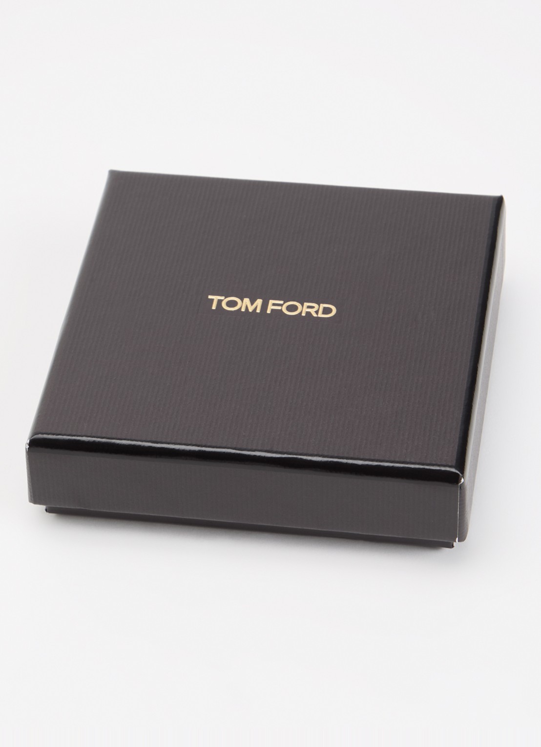 Tom Ford Armband van gevlochten leer - detail 3 zwart
