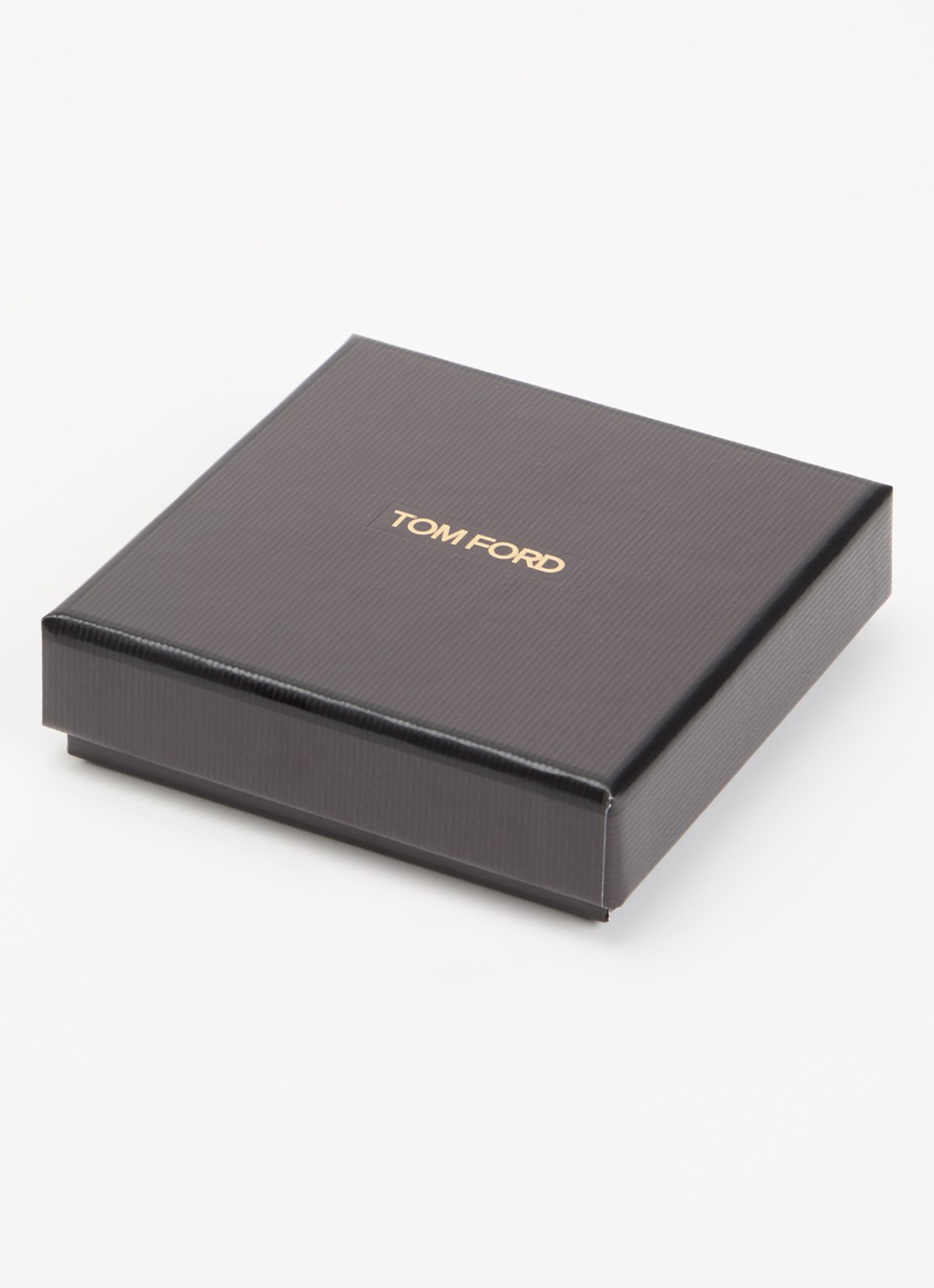 TOM FORD Armband van gevlochten leer - detail 4 zwart