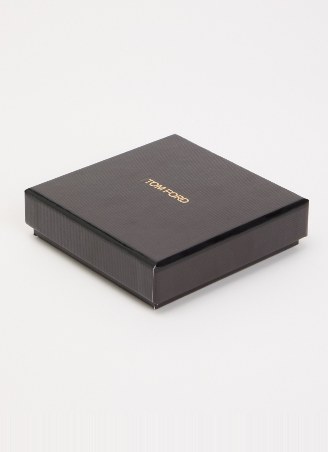TOM FORD Armband van gevlochten leer - detail 3 cognac