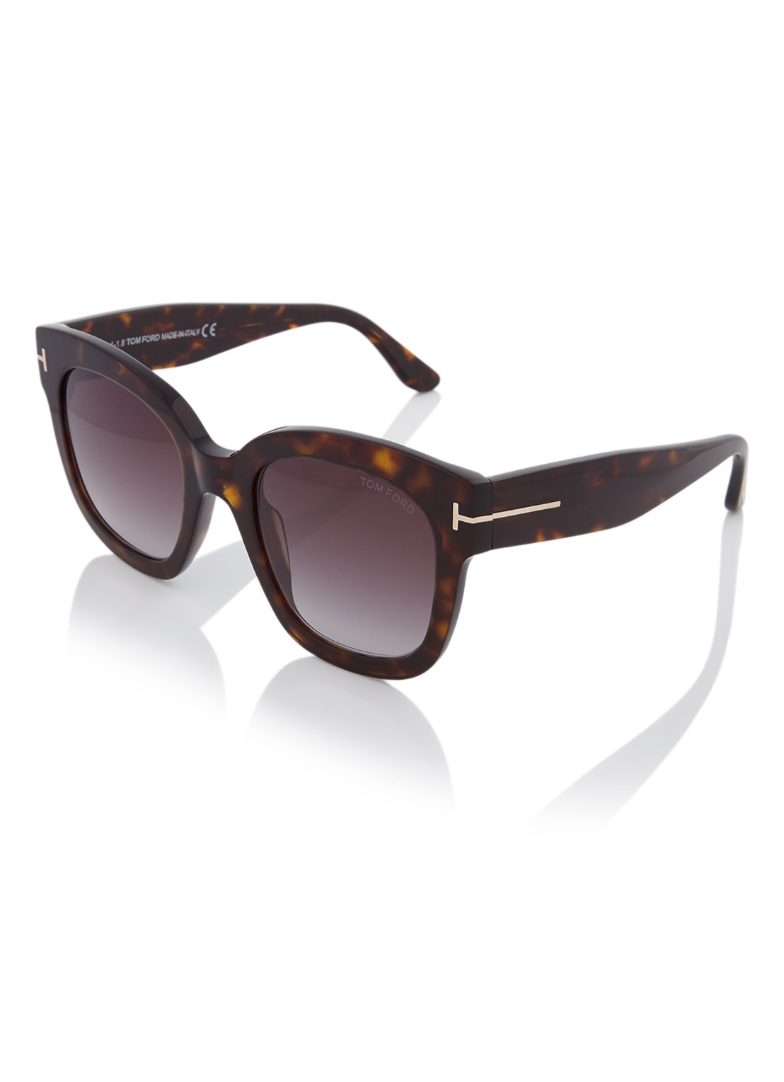 TOM FORD Beatrix-02 FT0613 - voorkant donkerbruin