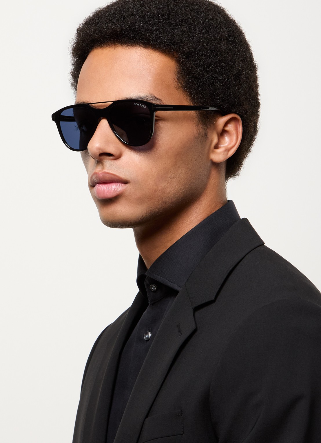 TOM FORD Damian zonnebril TR001830 - voorkant 5 zwart