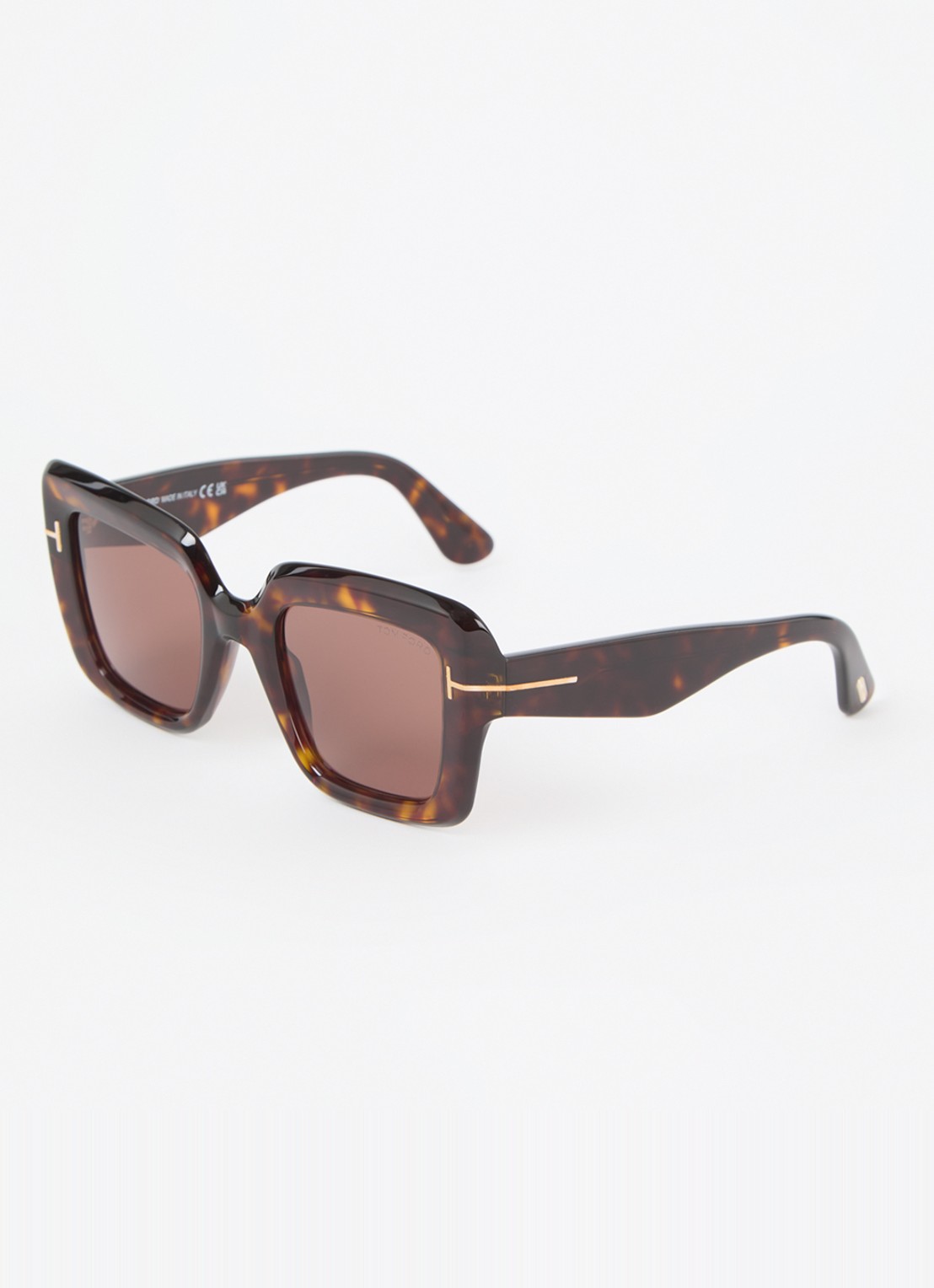 TOM FORD Esme TR zonnebril TR001880 - voorkant donkerbruin